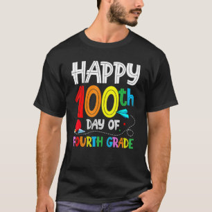 Camiseta 100 dias de professor universitário 100. º dia do