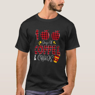 Camiseta 100 Dias De Professora Do Café Feliz 100 Dias De