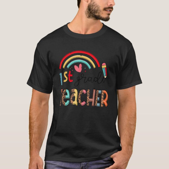 Camiseta 100 Dias De Professora Do Primeiro Grau De Volta A (Frente)