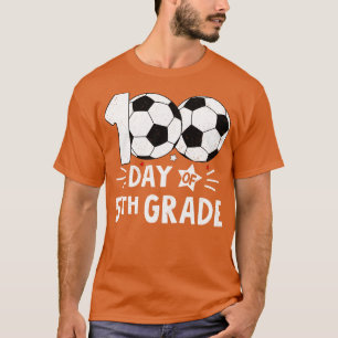 Camiseta 100 Dias De Professora Do Quinto Grau 100.º Dia Da