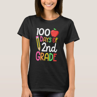 Camiseta 100 Dias De Professora Do Segundo Grau 100.º Dia D