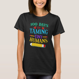 Camiseta 100 Dias De Professora Escolar 100 Dias De Jogo Pe