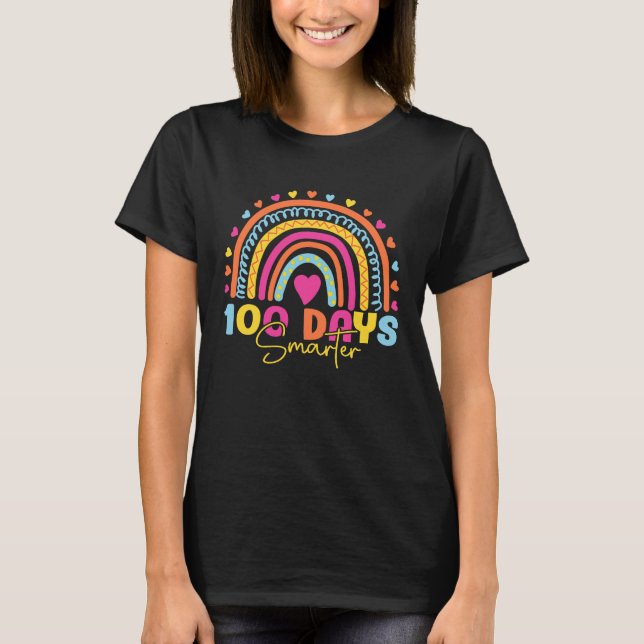 Camiseta 100 Dias De Professora Escolar 100 Dias Mais Intel (Frente)
