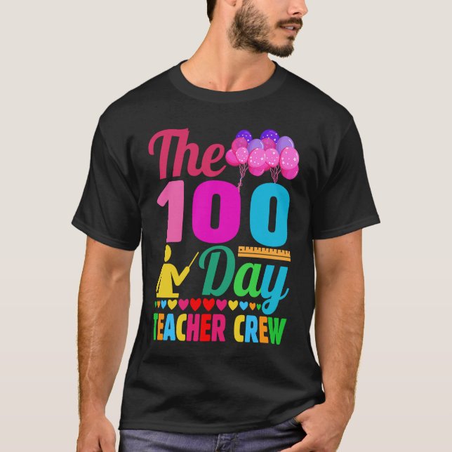 Camiseta 100 dias de professores 100 dias de professores (Frente)