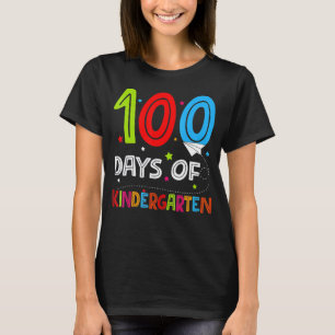 Camiseta 100 Dias De Professores Alunos Da Escola De Jardim