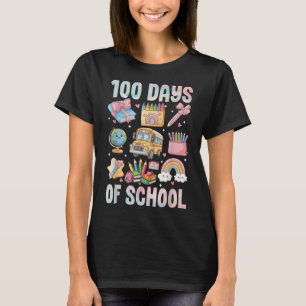 Camiseta 100 Dias De Professores Do Ensino 100º Dia De