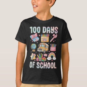 Camiseta 100 Dias De Professores Do Ensino 100º Dia De
