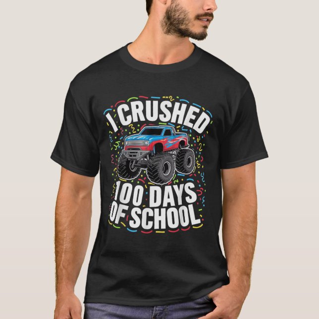 Camiseta 100 Dias De Professores Monstro De Professores (Frente)