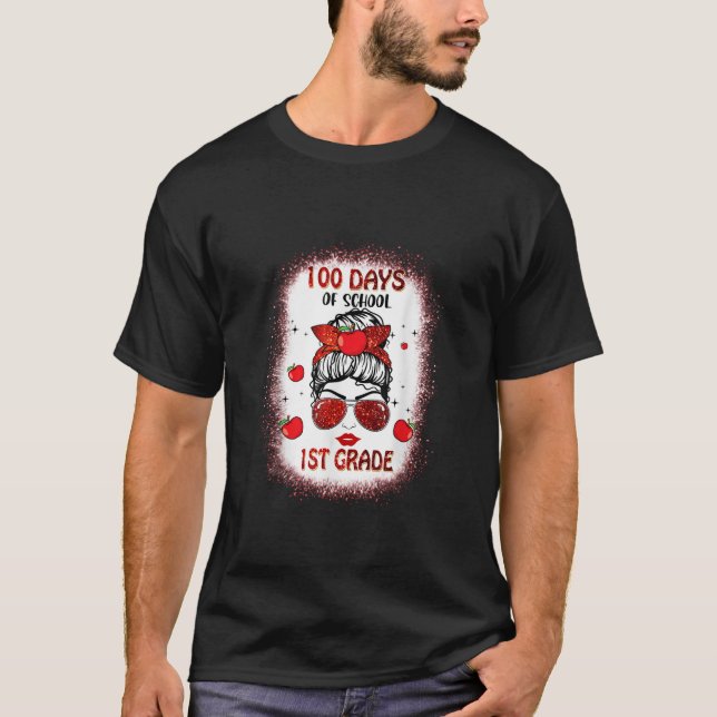 Camiseta 100 dias de Professores ou Estudantes da Classe 1r (Frente)