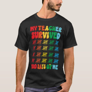 Camiseta 100 dias de professores universitários Crianças 10
