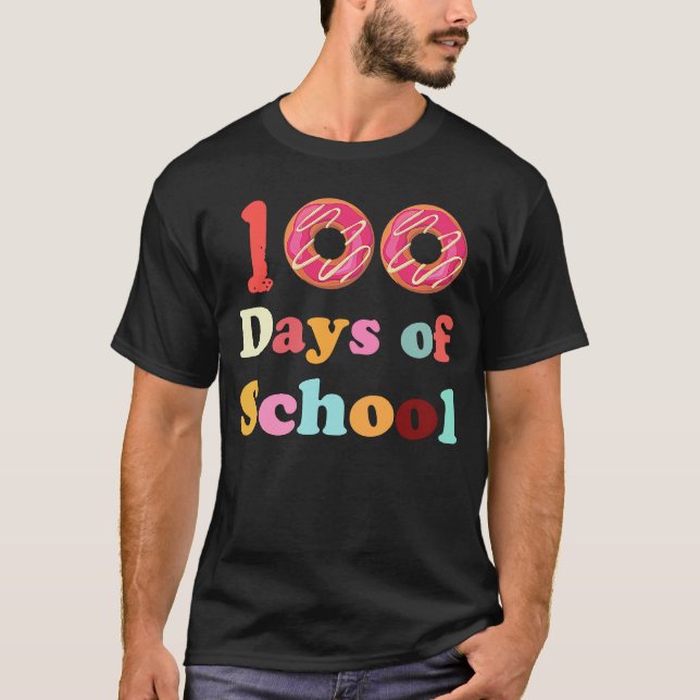 Camiseta 100 dias de professores universitários Crianças fa (Frente)
