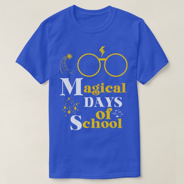 Camiseta 100 Dias De Suor Escolar 100 Dias De Magia Da Esco (Frente do Design)