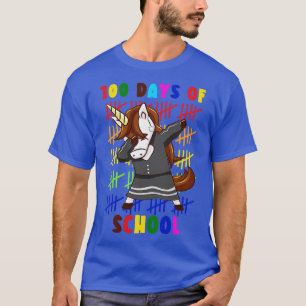 Camiseta 100 Dias De Unicórnio Escolar 13