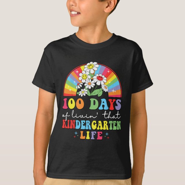 Camiseta 100 dias de vida nº 39; aquele jardim de infância  (Frente)