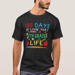 Camiseta 100 dias de vida naquele 6