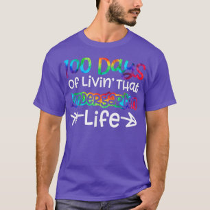 Camiseta 100 dias de vida naquele jardim de infância