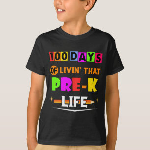Camiseta 100 Dias De Vida Nessa Pré-Vida