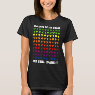 Camiseta 100 Dias Do 1º Ano E Ainda Amando