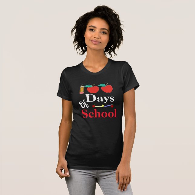 Camiseta 100 dias do design da escola (Frente Completa)
