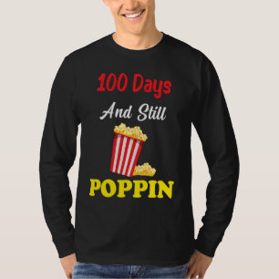 Camiseta 100 Dias E Ainda Estourando Pipoca Crianças 100º D