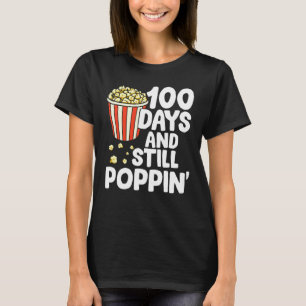 Camiseta 100 Dias E Ainda Estourando Pipoca Crianças 100º D