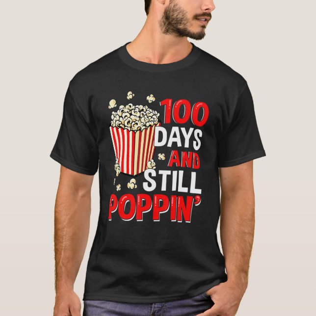Camiseta 100 Dias E Continuam A Apontar O 100º Dia De Crian (Frente)