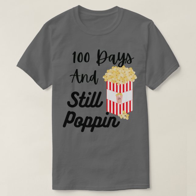 Camiseta 100 Dias E Continuar A Poppino 4 (Frente do Design)