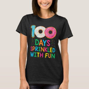Camiseta 100 Dias Empurrados Com Professor De Rosquinha Div