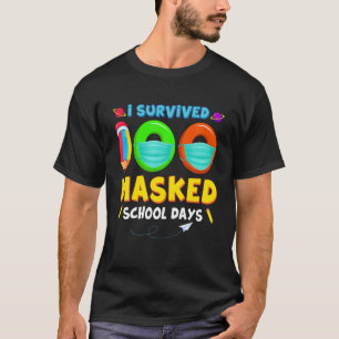 Camiseta 100 Dias Engraçados De Professores Da Escola Virtu