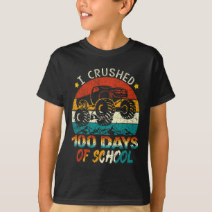 Camiseta 100 Dias Esmagados De Garotos De Caminhão De Monst