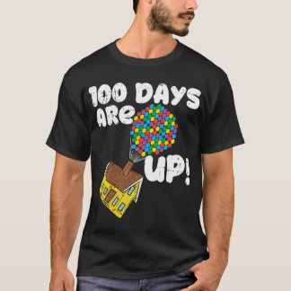 Camiseta 100 Dias Estão Na Casa Dos Balões 100 Dias Na Esco