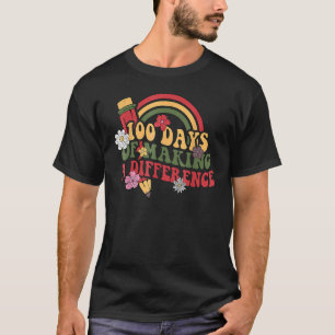 Camiseta 100 Dias Fazendo Uma Diferença Lindos Meninos da E