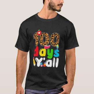 Camiseta 100 Dias Feliz 100.º Dia dos Professores