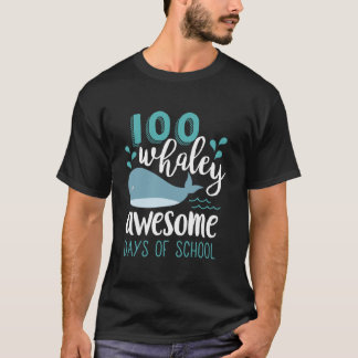 Camiseta 100 Dias Incríveis de Whaley Baleia Legal 100º Dia