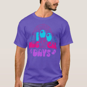 Camiseta 100 dias mágicos 100º dia do infantário escolar