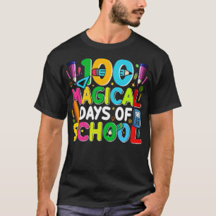 Camiseta 100 dias mágicos da escola