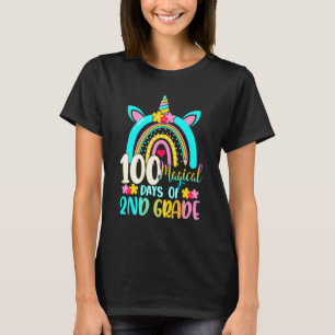 Camiseta 100 Dias Mágicos De Aprendizado De segundo De Níve