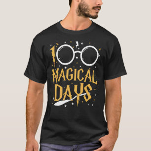 Camiseta 100 Dias Mágicos De Professores Estudantes Criança