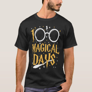 Camiseta 100 Dias Mágicos De Professores Estudantes Criança