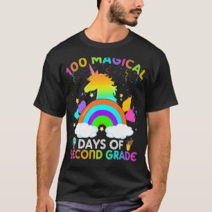 Camiseta 100 Dias Mágicos De Unicórnio 100t Cuto De Segundo