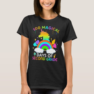 Camiseta 100 Dias Mágicos De Unicórnio 100t Cuto De Segundo