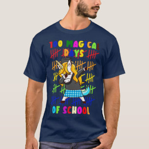 Camiseta 100 Dias Mágicos De Unicórnio Escolar 18