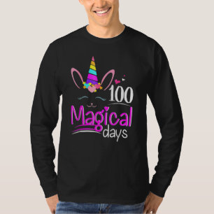 Camiseta 100 Dias Mágicos Unicórnio 100º Dia de Menina Esco