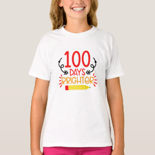 Camiseta 100 dias mais brilhante
