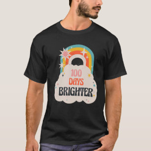 Camiseta 100 Dias Mais Brilhante 100 Dias De Escola Hyper R