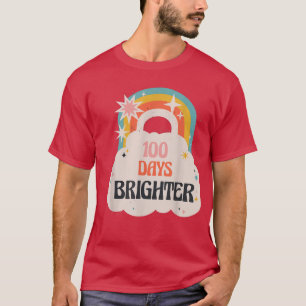 Camiseta 100 Dias Mais Brilhante 100 Dias De Escola Hyper R
