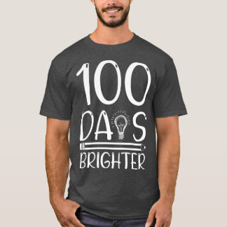Camiseta 100 dias mais brilhantes 100 dias de escola 100 di