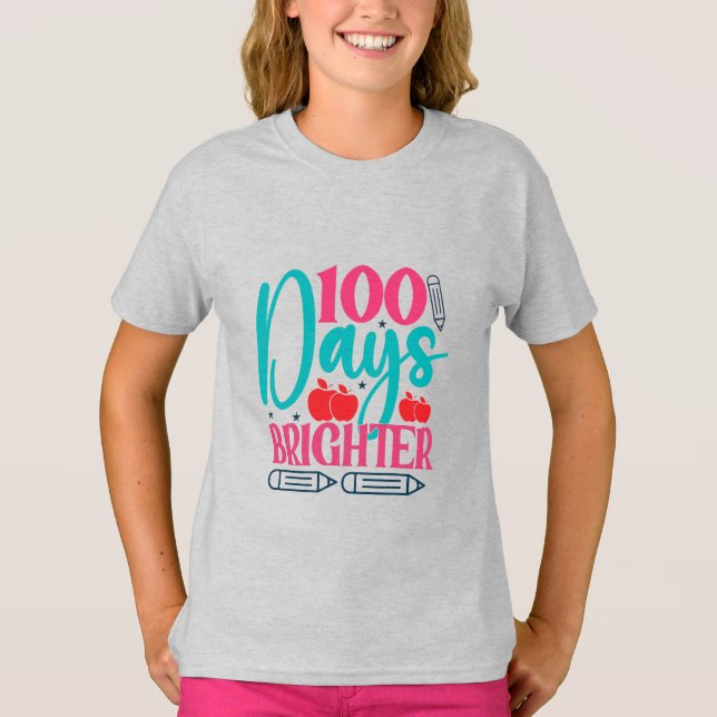 Camiseta 100 dias mais claro (Frente)