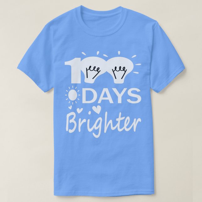 Camiseta 100 Dias Mais Claro 1 (Frente do Design)