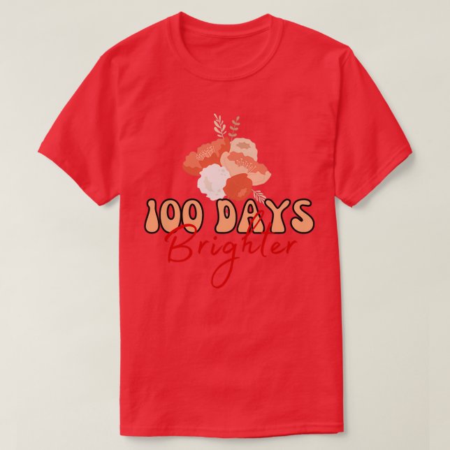 Camiseta 100 Dias Mais Claro 7 (Frente do Design)